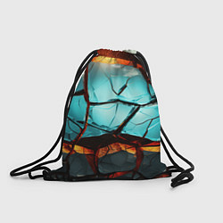 Рюкзак-мешок Абстрактные камни разломленные, цвет: 3D-принт