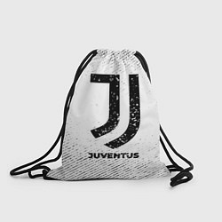 Мешок для обуви Juventus с потертостями на светлом фоне