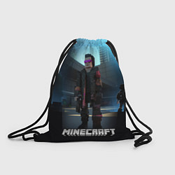 Мешок для обуви Minecraft cyberpunk style