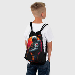 Рюкзак-мешок Космический воин, цвет: 3D-принт — фото 2