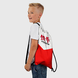 Рюкзак-мешок Tekken текстура файтинг япония, цвет: 3D-принт — фото 2