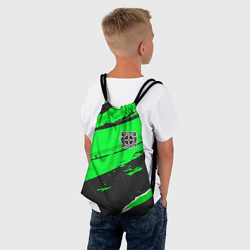 Мешок для обуви Bayer 04 sport green / 3D-принт – фото 4