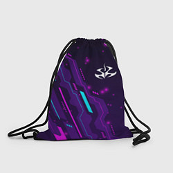 Рюкзак-мешок Hitman neon gaming, цвет: 3D-принт