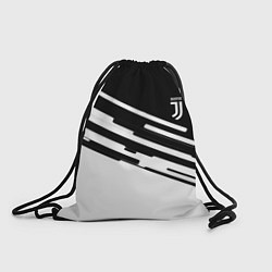 Рюкзак-мешок Ювентус спорт текстура, цвет: 3D-принт
