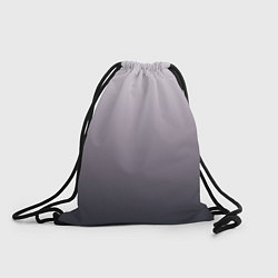 Рюкзак-мешок Бледный серо-пурпурный градиент, цвет: 3D-принт