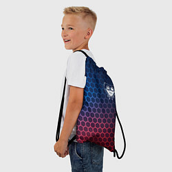 Рюкзак-мешок Poppy Playtime неоновые соты, цвет: 3D-принт — фото 2