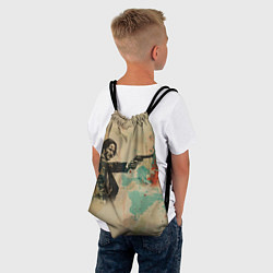 Рюкзак-мешок Джон Уик в стиле гранж, цвет: 3D-принт — фото 2