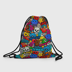 Рюкзак-мешок Dream love party, цвет: 3D-принт