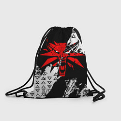 Рюкзак-мешок Голова волка - Ведьмак 3, цвет: 3D-принт
