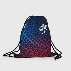 Рюкзак-мешок Portal неоновые соты, цвет: 3D-принт