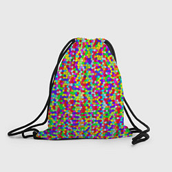 Рюкзак-мешок Разноцветная мелкая мозаика, цвет: 3D-принт