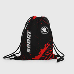 Мешок для обуви Skoda red sport tires