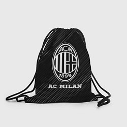 Мешок для обуви AC Milan sport на темном фоне