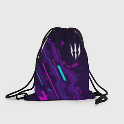 Рюкзак-мешок The Witcher neon gaming, цвет: 3D-принт