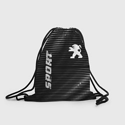 Рюкзак-мешок Peugeot sport metal, цвет: 3D-принт