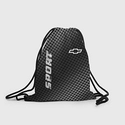 Рюкзак-мешок Chevrolet sport carbon, цвет: 3D-принт