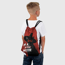 Рюкзак-мешок I am witch, цвет: 3D-принт — фото 2