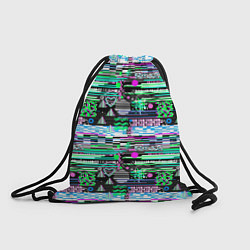 Рюкзак-мешок Abstract color pattern, цвет: 3D-принт
