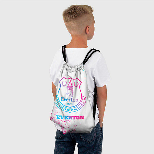 Мешок для обуви Everton neon gradient style / 3D-принт – фото 4