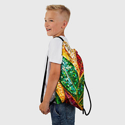 Рюкзак-мешок Яркая мозаика с разноцветным абстрактным узором и, цвет: 3D-принт — фото 2