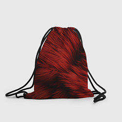 Рюкзак-мешок Красная шерсть, цвет: 3D-принт
