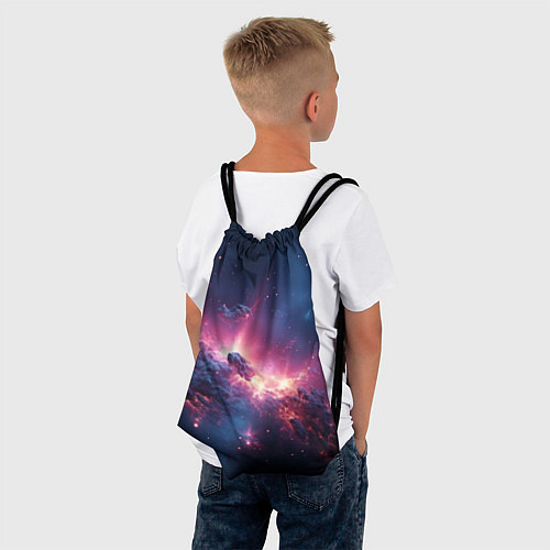 Мешок для обуви Взрыв в космосе / 3D-принт – фото 4