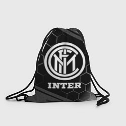Рюкзак-мешок Inter sport на темном фоне, цвет: 3D-принт