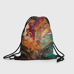 Рюкзак-мешок Красочный хаос, цвет: 3D-принт