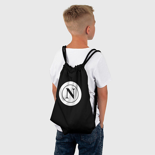 Мешок для обуви Napoli fc sport logo / 3D-принт – фото 4