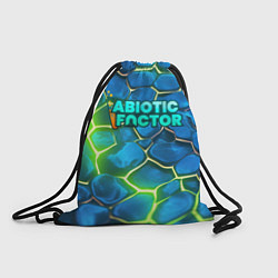 Рюкзак-мешок Abiotic Factor logo bright neon, цвет: 3D-принт