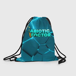 Рюкзак-мешок Abiotic Factor logo neon, цвет: 3D-принт