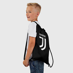 Рюкзак-мешок Ювентус лого, цвет: 3D-принт — фото 2