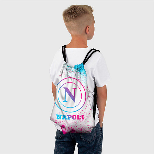 Мешок для обуви Napoli neon gradient style / 3D-принт – фото 4