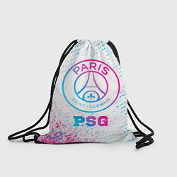 Рюкзак-мешок PSG neon gradient style, цвет: 3D-принт