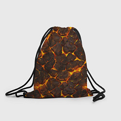 Рюкзак-мешок Элементаль магмы текстура, цвет: 3D-принт