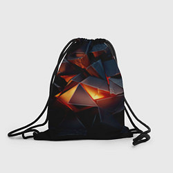 Рюкзак-мешок Осколки стали с подсветкой, цвет: 3D-принт