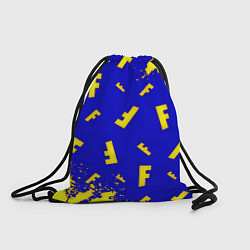 Рюкзак-мешок Fortnite краски неон, цвет: 3D-принт