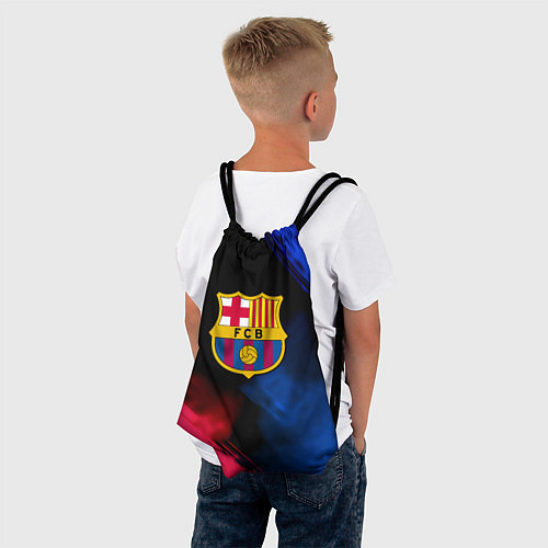 Мешок для обуви Barcelona fc club gradient smoke / 3D-принт – фото 4