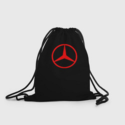 Рюкзак-мешок Mercedes logo red, цвет: 3D-принт