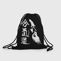 Рюкзак-мешок Морихэй Уэсиба - создатель айкидо, цвет: 3D-принт