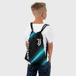 Рюкзак-мешок Juventus неоновые лампы, цвет: 3D-принт — фото 2