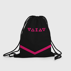 Рюкзак-мешок Ведьмак символы, цвет: 3D-принт
