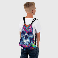 Рюкзак-мешок Ai art skull - graffiti, цвет: 3D-принт — фото 2