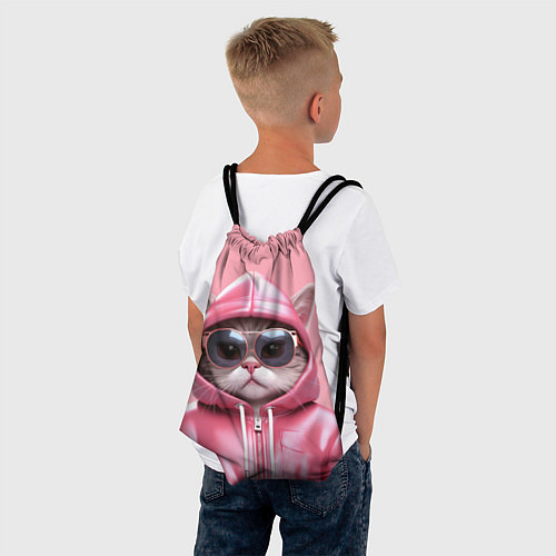 Мешок для обуви Кошка в капюшоне / 3D-принт – фото 4