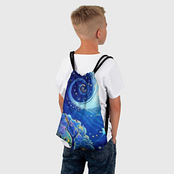 Рюкзак-мешок Звездный лес, цвет: 3D-принт — фото 2