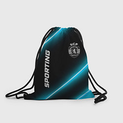 Рюкзак-мешок Sporting неоновые лампы, цвет: 3D-принт