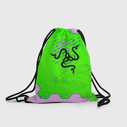 Рюкзак-мешок Razer pattern geometry, цвет: 3D-принт