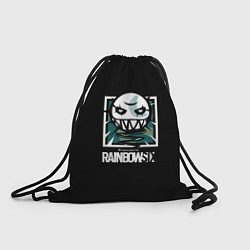 Рюкзак-мешок Rainbow six шутер гейм лого, цвет: 3D-принт