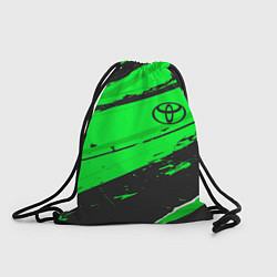 Рюкзак-мешок Toyota sport green, цвет: 3D-принт