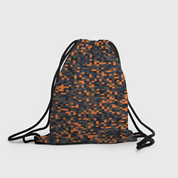 Рюкзак-мешок Пиксели камуфляжная текстура, цвет: 3D-принт